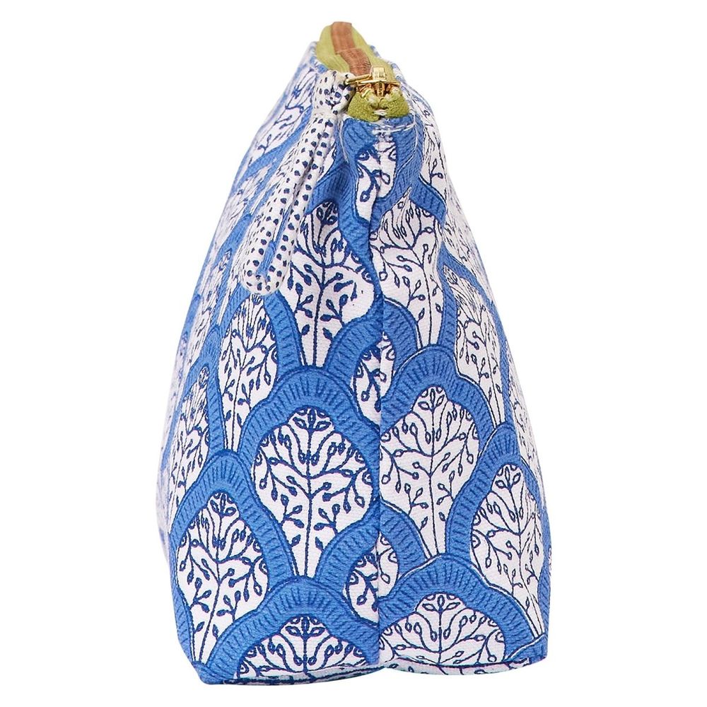 Fifer Blue Medium Essential Canvas Pouch