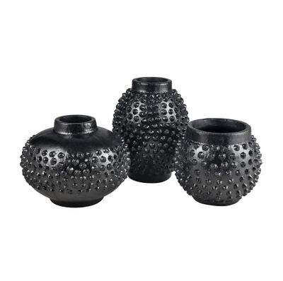 Dorus Vase - Medium Black