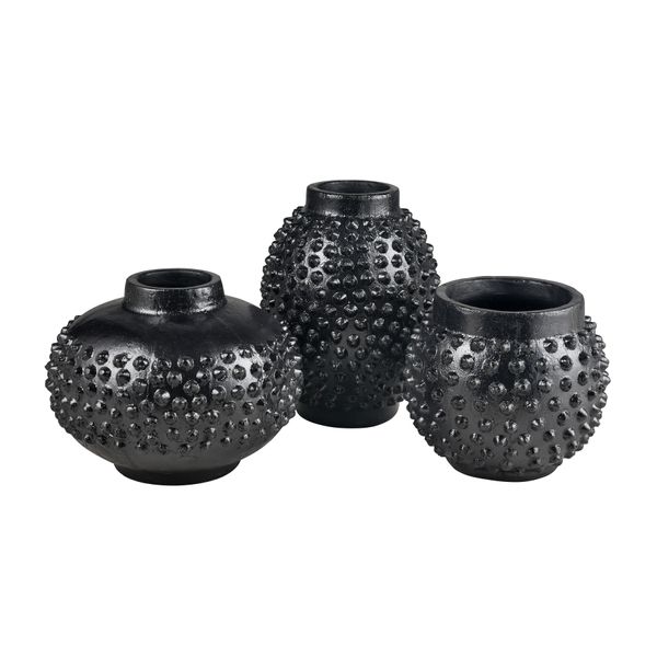 Dorus Vase - Medium Black