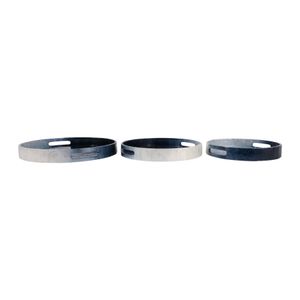 HARLANWORTH SET OF 3 IVORY TRAY 2 (IN) 5