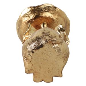 6X5" BOWL ON ELEPHANT TRUNK, GOLD 7