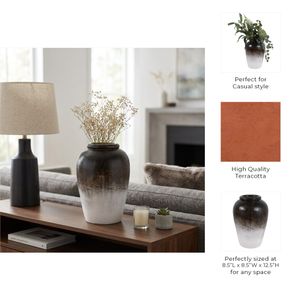 WILSONMOOR WHITE VASE 13 (IN) 9