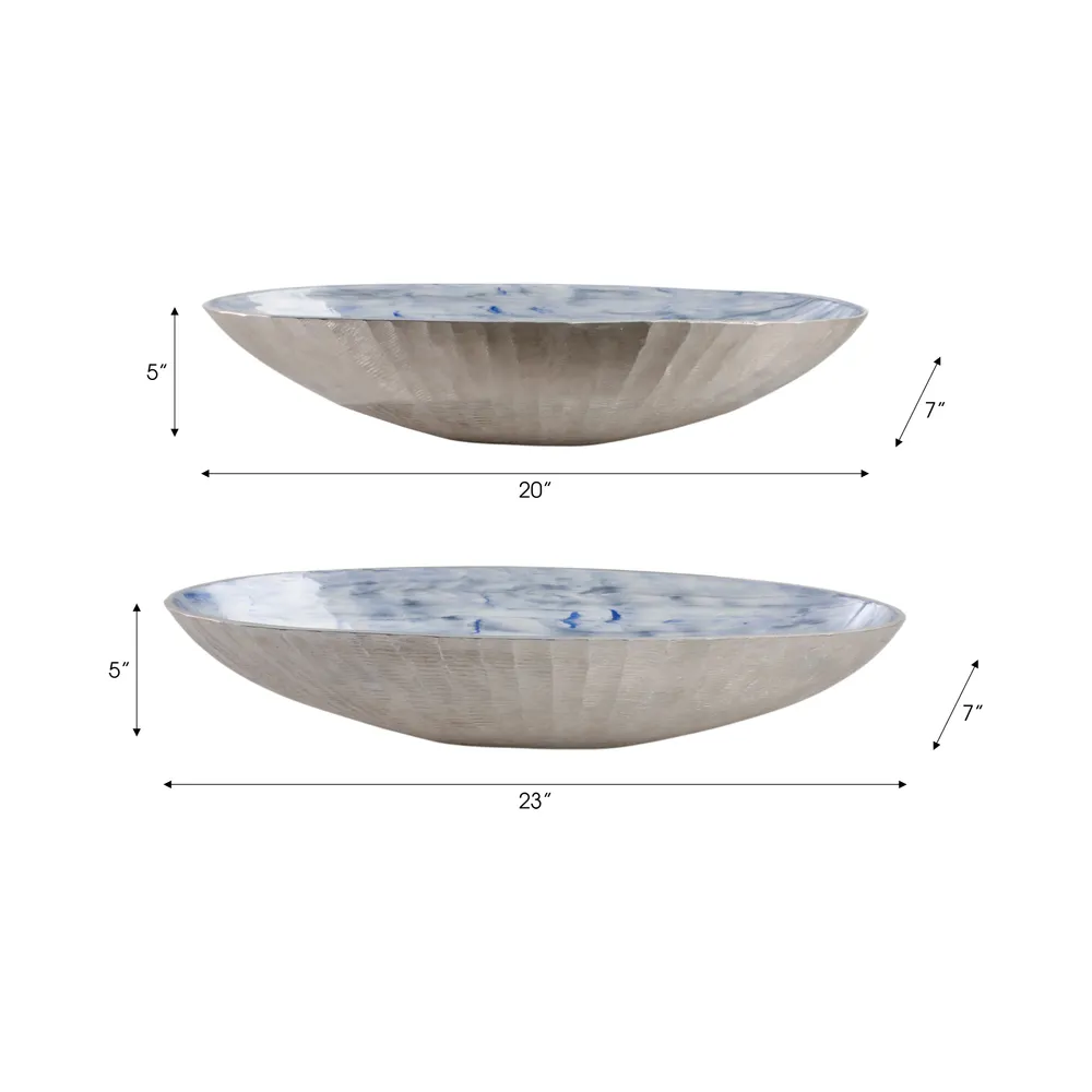 DEMPSEYFORD SET OF 2 BLUE BOWLS 5 (IN)