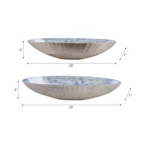 DEMPSEYFORD SET OF 2 BLUE BOWLS 5 (IN) 10