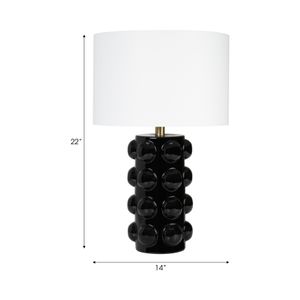 TUCKERPORT BLACK LAMP 22 (IN) 8