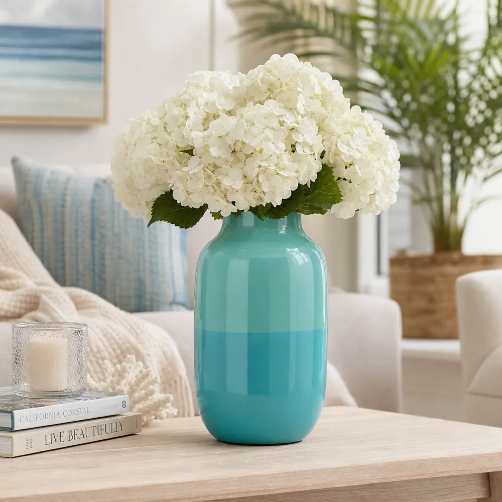HELENAGROVE GREEN VASE 12 (IN)