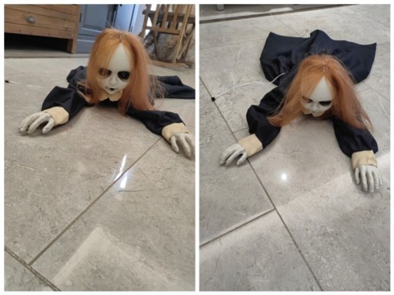 35" Animated Crawling Ghost Doll 1
