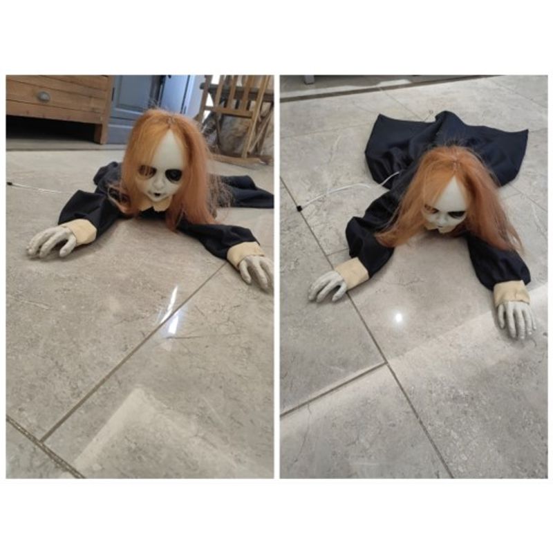 35" Animated Crawling Ghost Doll
