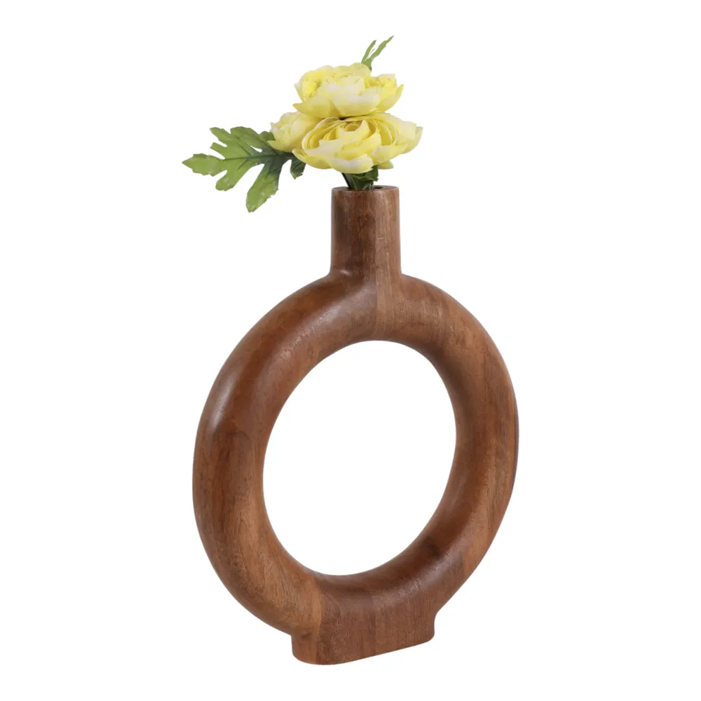 DRAPERWELL BROWN VASE 14 (IN)