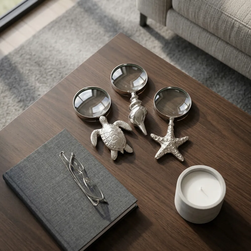 ROLANDOAK SET OF 3 SILVER DECOR 1 (IN)