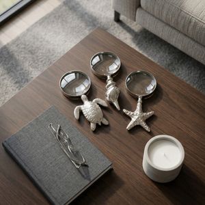 ROLANDOAK SET OF 3 SILVER DECOR 1 (IN) 2
