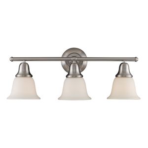 Berwick 26.5'' Wide 3-Light Vanity Light - Brushed Nickel 1
