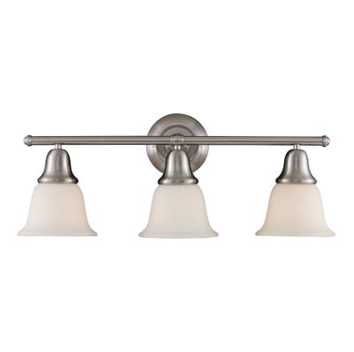 Berwick 26.5″ Wide 3-Light Vanity Light - Brushed Nickel