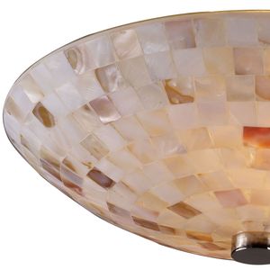 Capri 12'' Wide 2-Light Semi Flush Mount - Satin Nickel 2