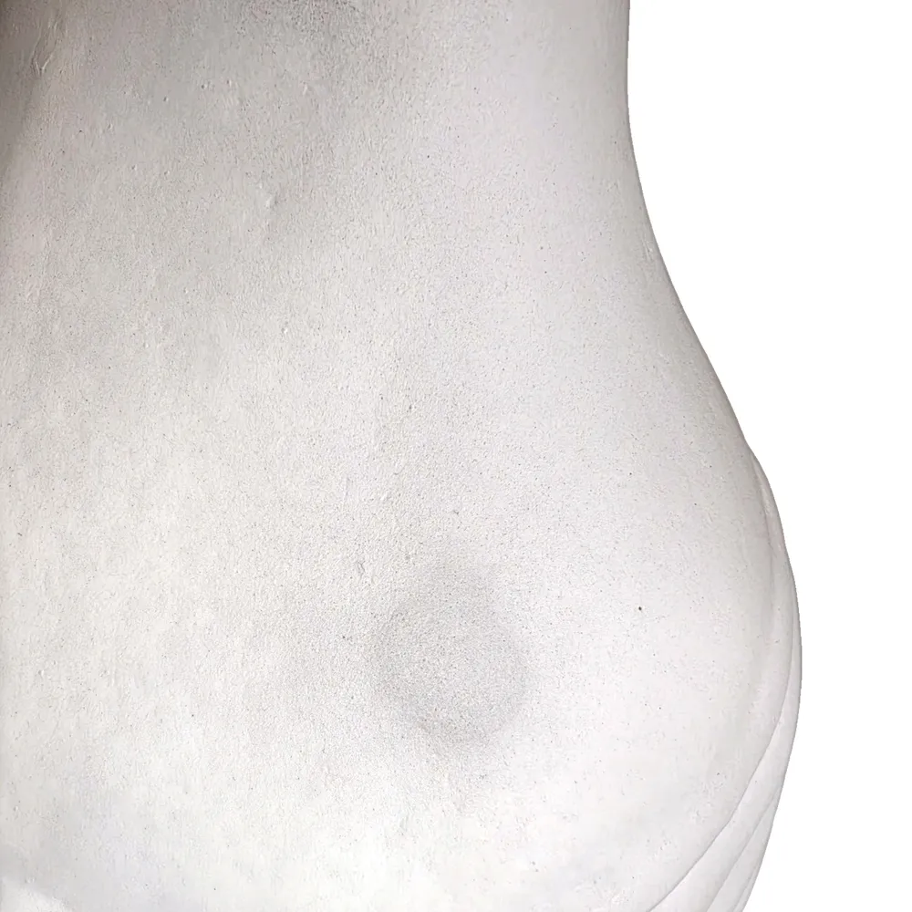 GAIGEWELL WHITE VASE 10 (IN)