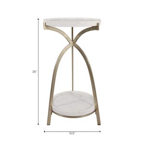 TUCKERFIELD GOLD TABLE 25 (IN) 10