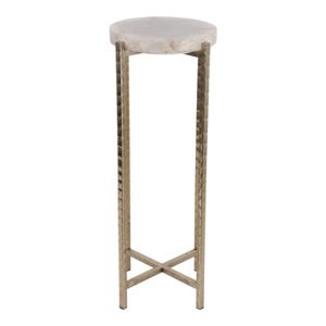 DUNEROSE WHITE TABLE 27 (IN) 5