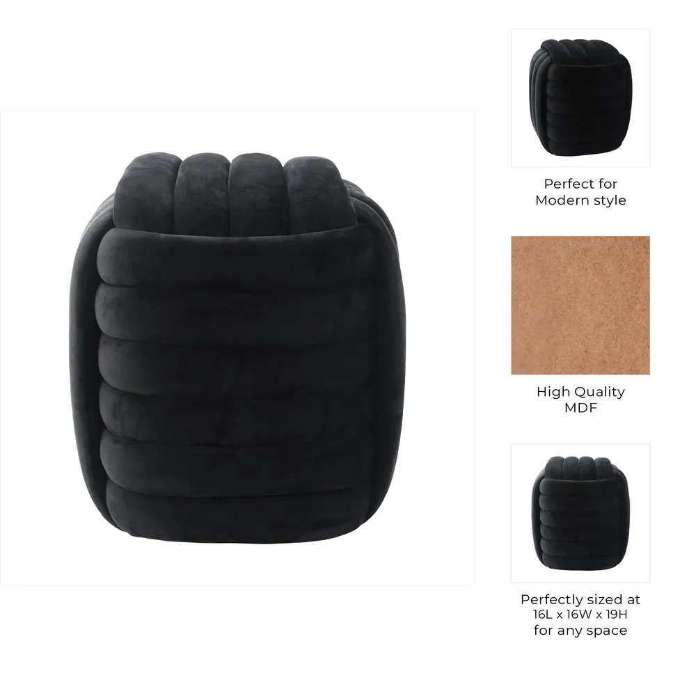 COLEOAK BLACK STOOL 19 (IN)