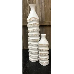 Short Lava Rock Vase 16in 3
