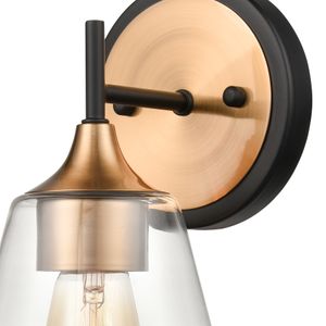 Villette 6'' Wide 1-Light Vanity Light - Satin Brass 4