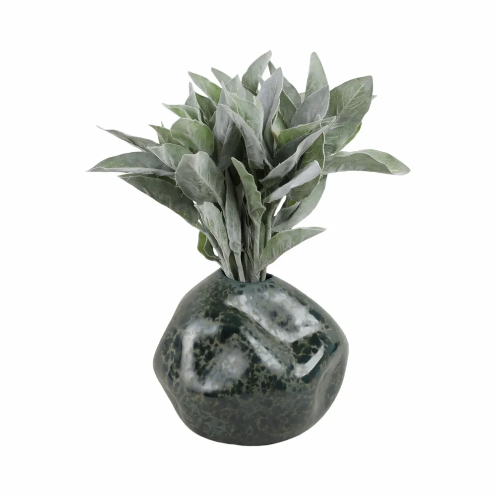 BRAMHAM BLACK VASE 9 (IN)