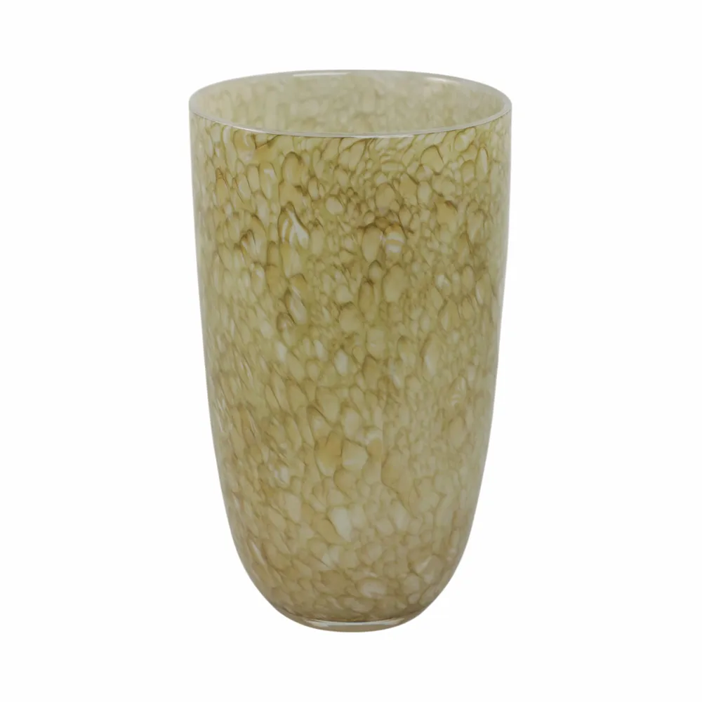 GORTONMOOR GREEN GLASS VASE 12 (IN)