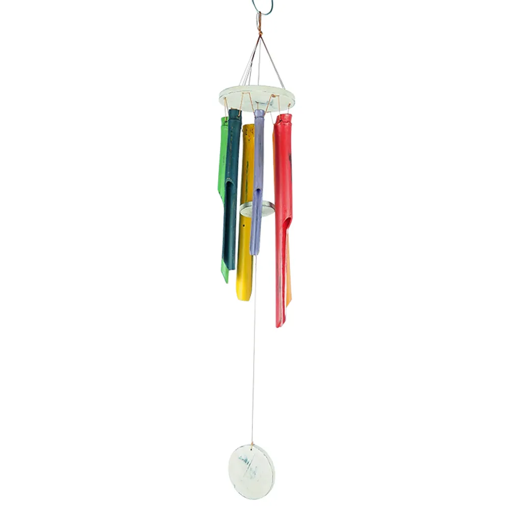 29" MULTICOLOR BAMBOO WINDCHIME