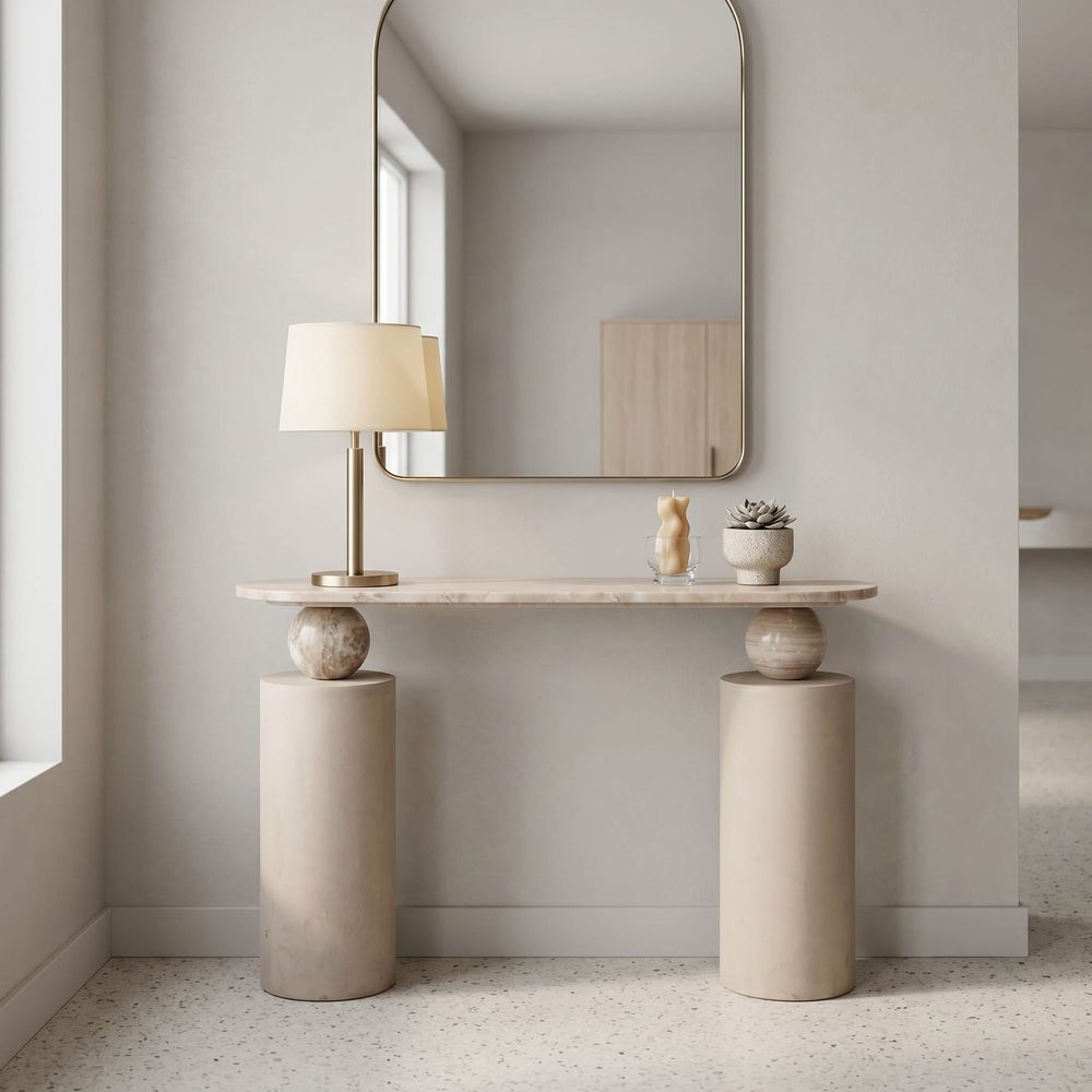 SOLRUN BROWN CONSOLE 31 (IN)