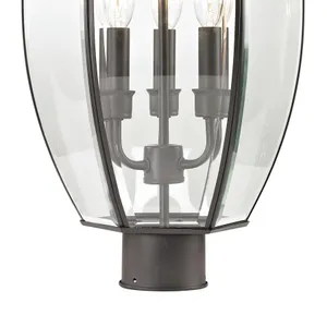 Ashford 23'' High 3-Light Outdoor Post Light - Oil Rubbed Bronze 4