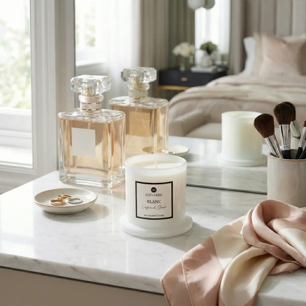 HEMMINGWORTH BLANC SAFFRON & SUEDE CANDLE 5 (IN)
