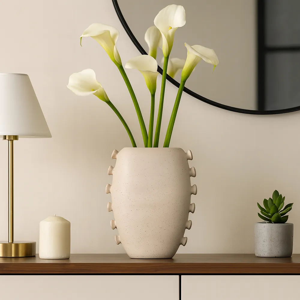 CRANEHOLM IVORY VASE 12 (IN)