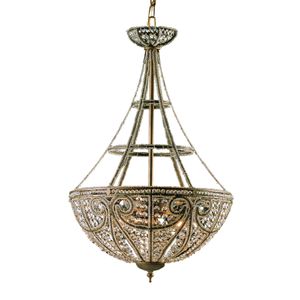Elizabethan 17'' Wide 4-Light Pendant - Dark Bronze 1