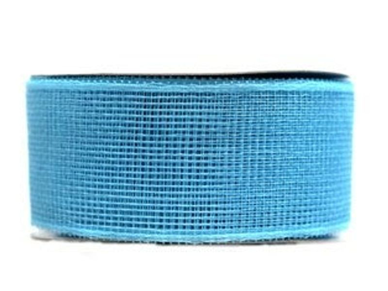 2.5" x 25yds Mesh, Baby Blue 1