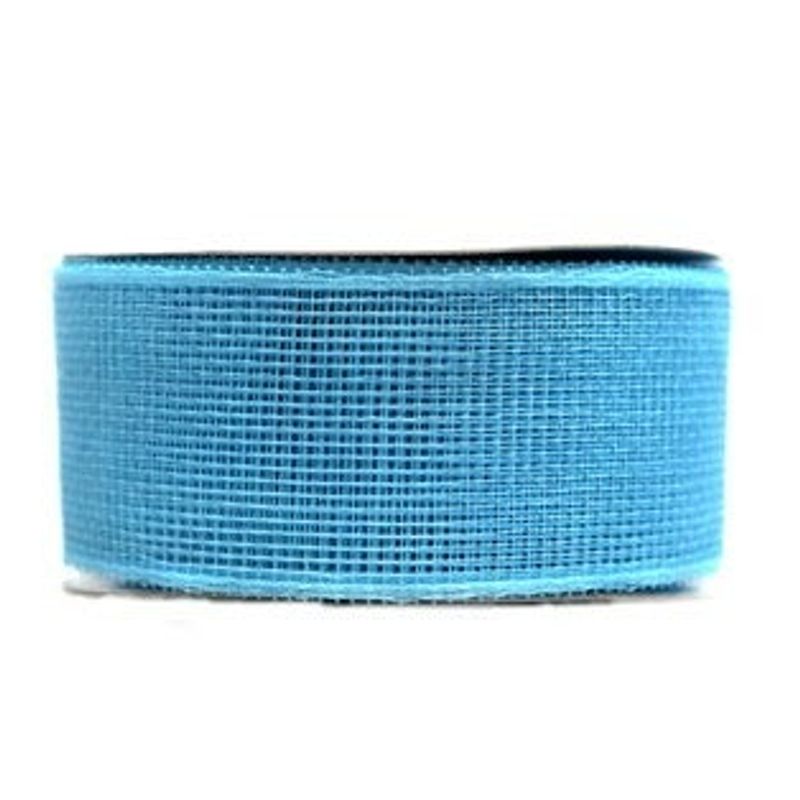 2.5" x 25yds Mesh, Baby Blue
