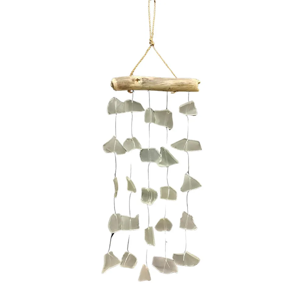 14" DRIFTWOOD GLASS CHIME