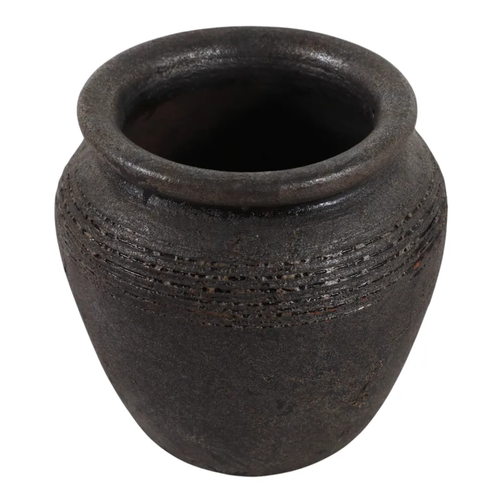 GRIFFINLAND BLACK VASE 6 (IN)