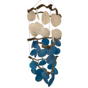 TRIANGLE BOX CAPIZ WINDCHIME 1