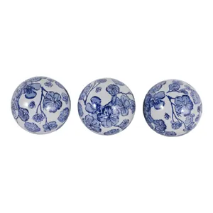 HEWITTFIELD SET OF 3 BLUE ORBS 5 (IN) 8