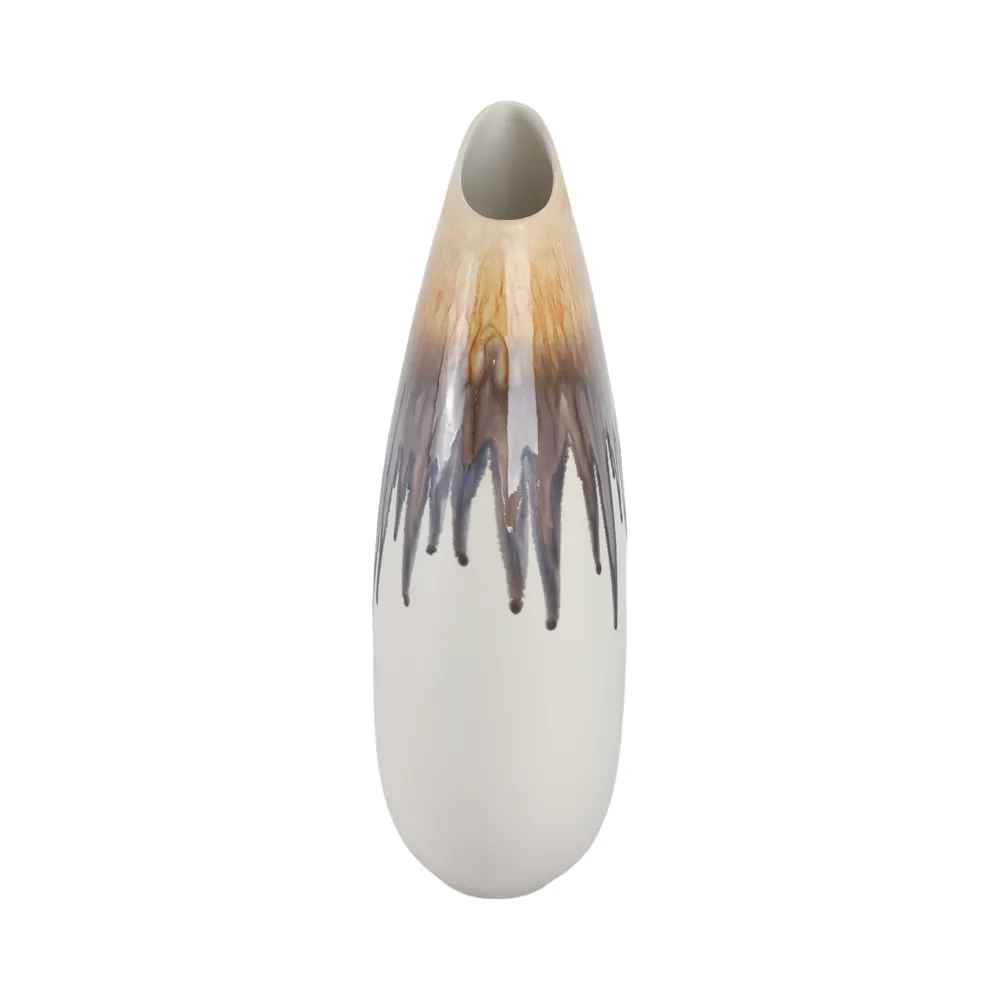 GUNNARMILL WHITE VASE 17 (IN)