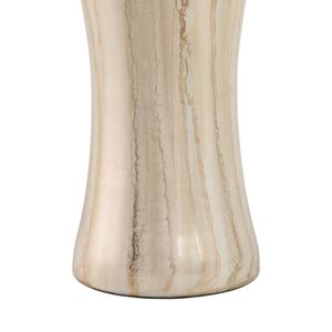 HENLEYGATE IVORY GLASS VASE 21 (IN) 6