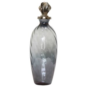FORDHAMDALE GRAY GLASS VASE 19 (IN) 3