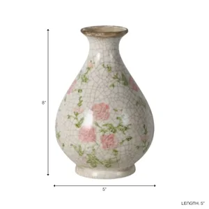CANTONOAK PINK VASE 8 (IN) 10