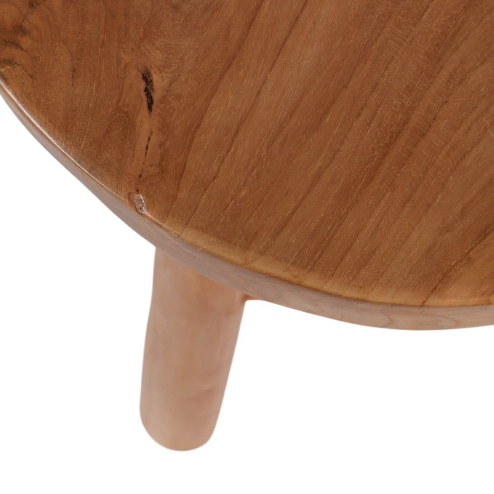 HARDENHAM BROWN STOOL 18 (IN)