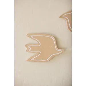 Set of 2 Clay Birds Wall Decor 2