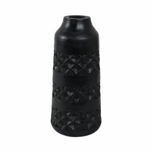 HENDONSTONE BLACK VASE 12 (IN) 5