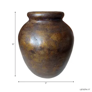 DUNCANRUN GOLD VASE 12 (IN) 3