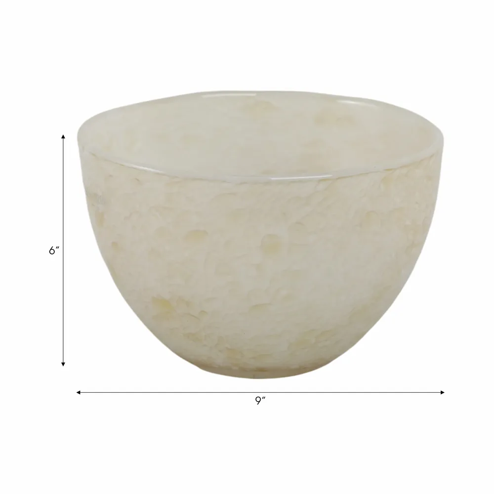 GARLANDRUN IVORY BOWL 6 (IN)