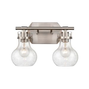 Salamanca 15.5'' Wide 2-Light Vanity Light - Satin Nickel 1