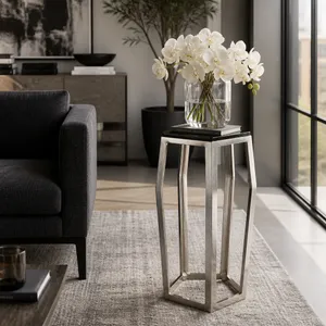HANNAHVALE SILVER TABLE 26 (IN) 12