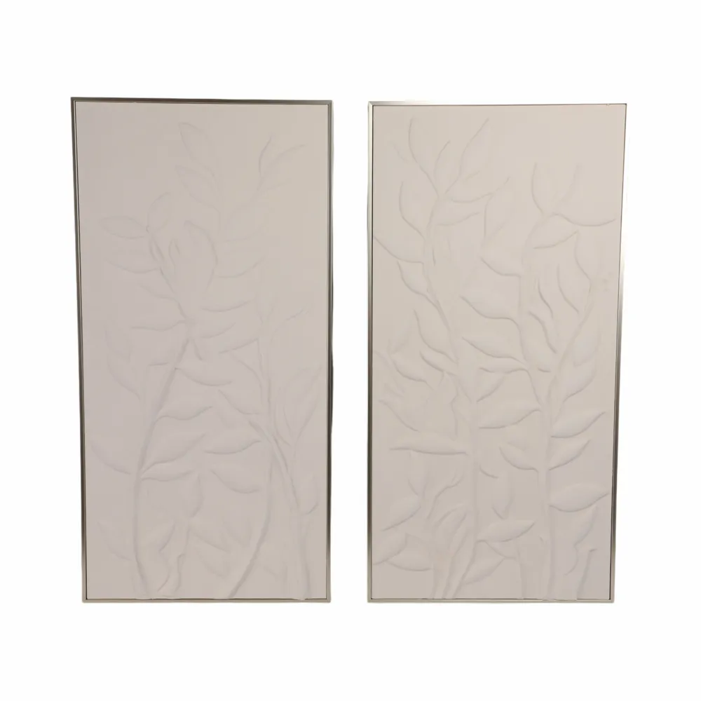 GLENNSTONE SET OF 2 WHITE ART 49 (IN)